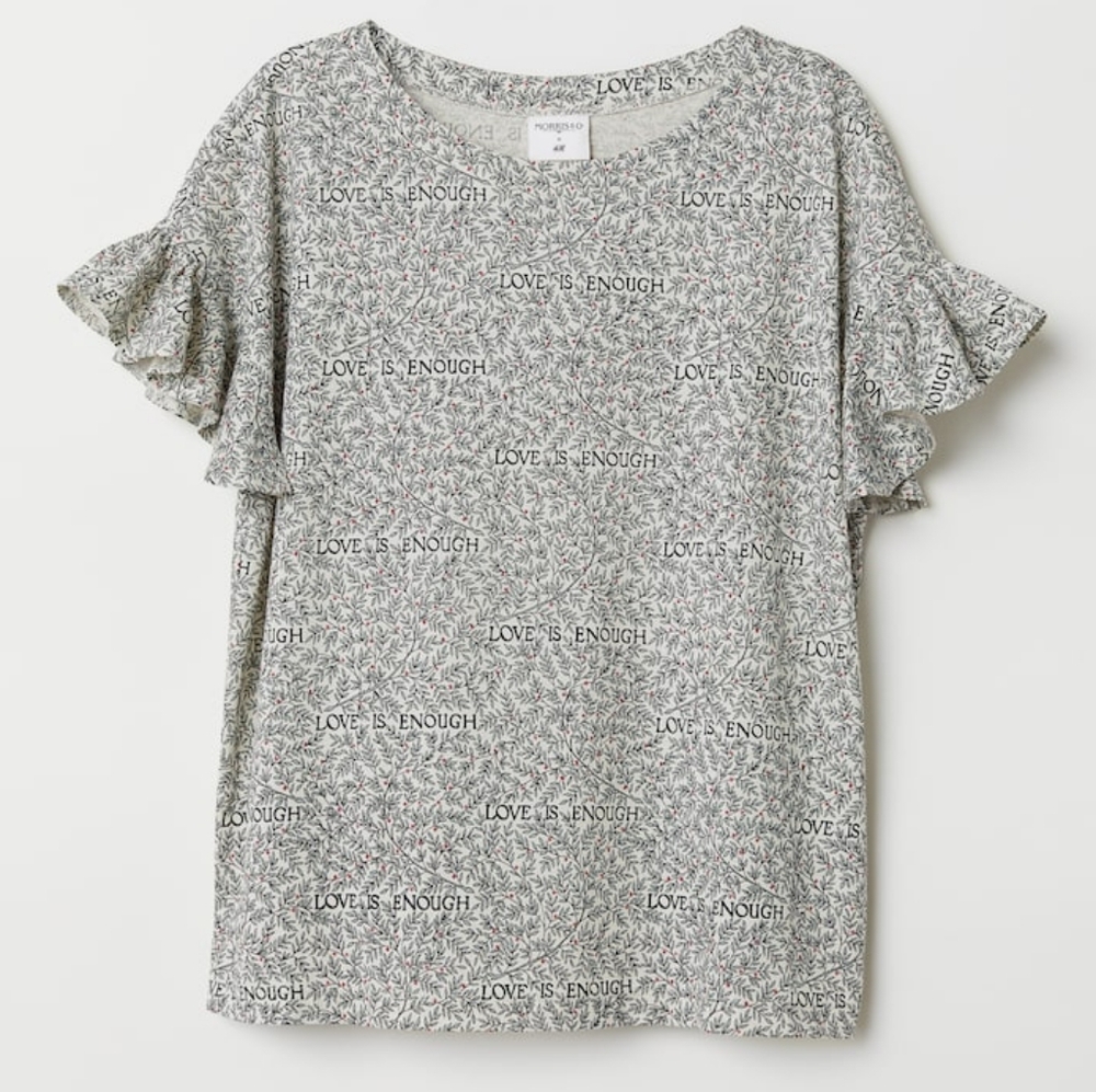 Morris & Co H&M Love Is Enough Shirt